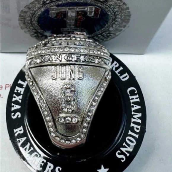 Texas Rangers Josh Jung Championship Ring Replica - Picture 3 of 14